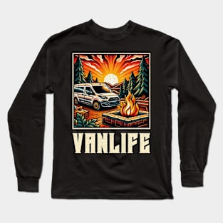 Happy transit connect sunset Long Sleeve T-Shirt